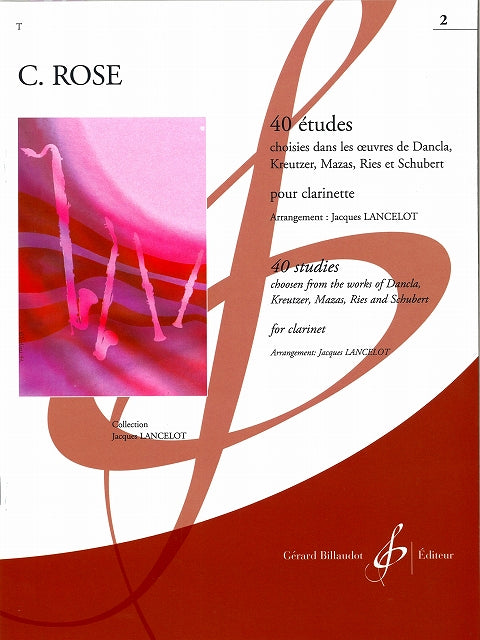 Rose, 40 Etudes, 2 (Lancelot) (Billaudot)