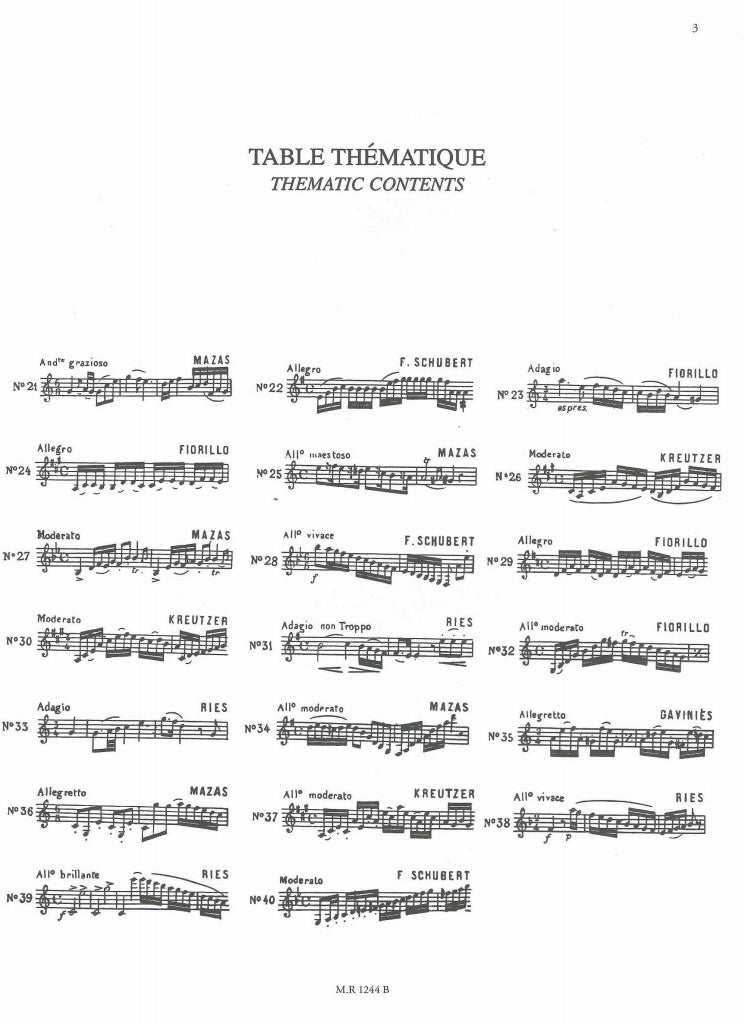 Rose, 40 Etudes, 2 (Lancelot) (Billaudot)