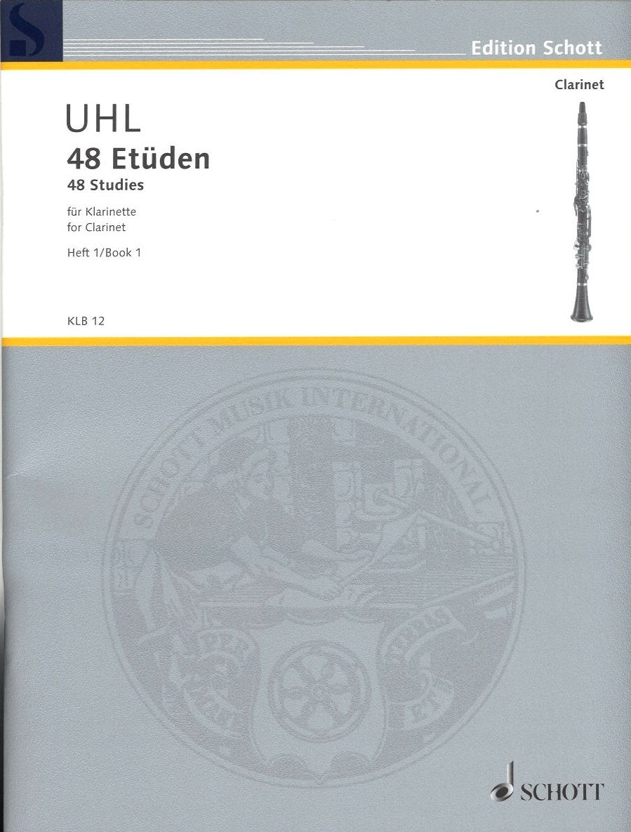 Uhl, 48 Etuden, 1 (Schott)