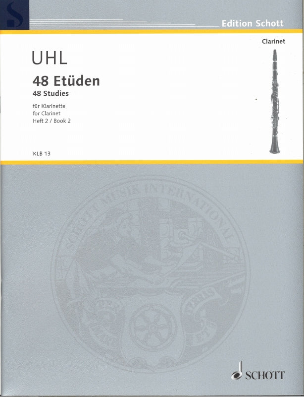 Uhl, 48 Etuden, 2 (Schott)
