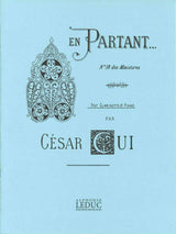 Cui, En partant... (Leduc)