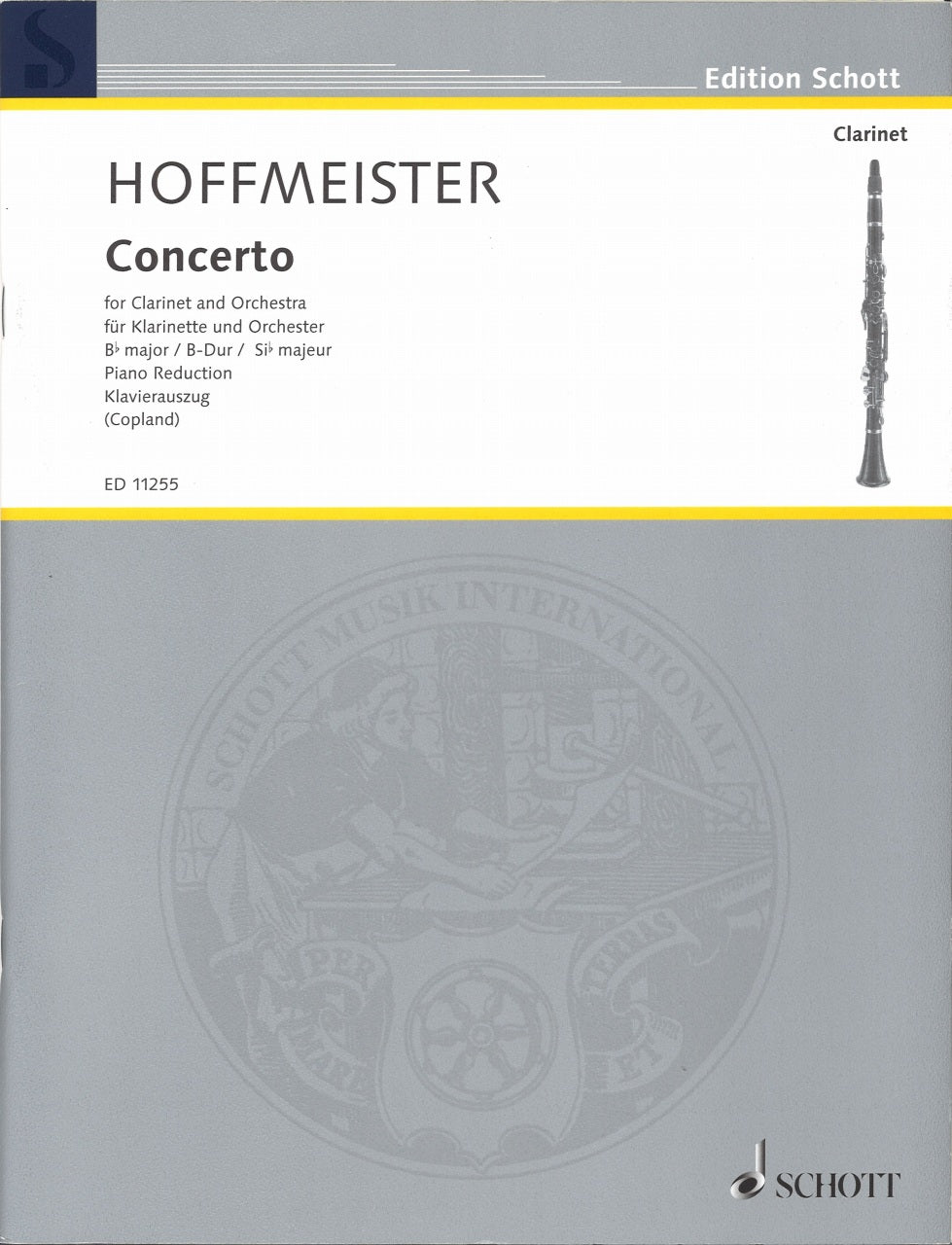 Hoffmeister, Concerto in Bb (Schott)