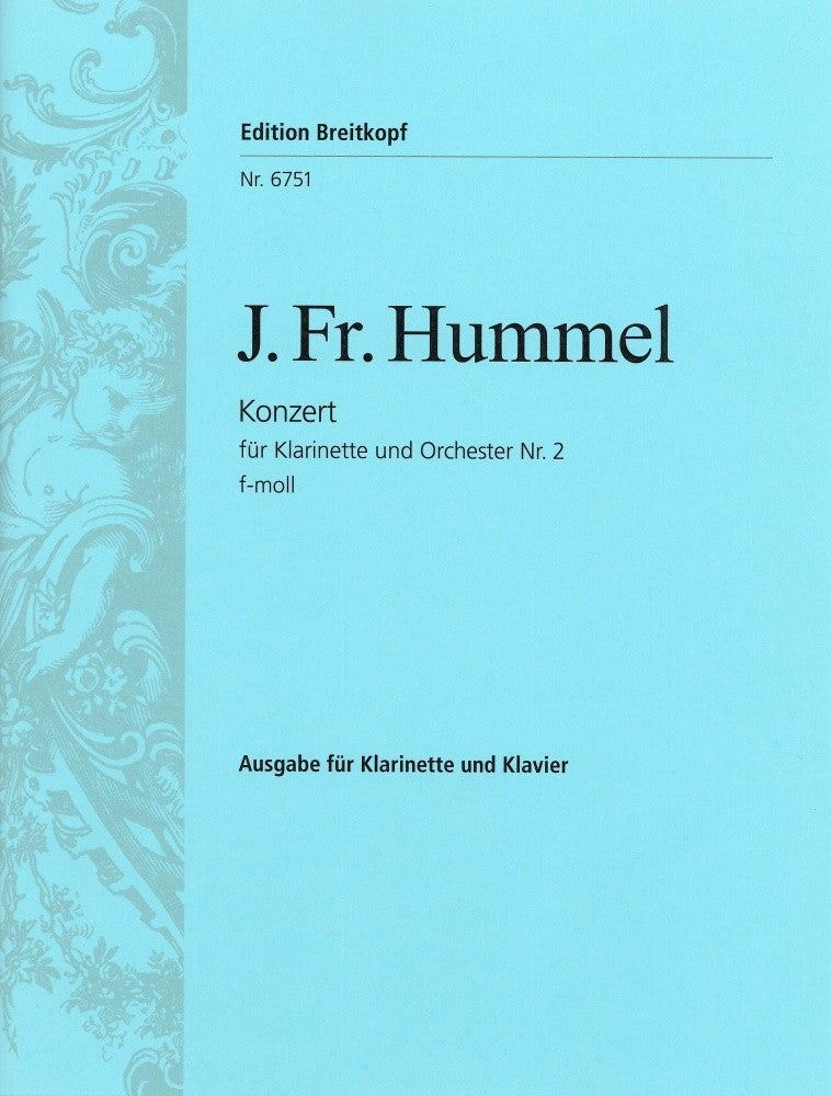 Hummel,J.F. Concerto No. 2 in f (Breitkopf)
