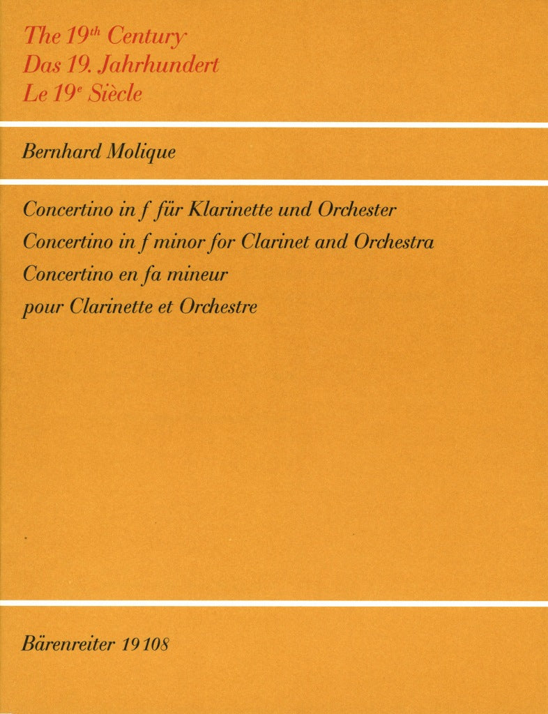Molique, Concertino f-moll (Michaels) (Barenreiter)