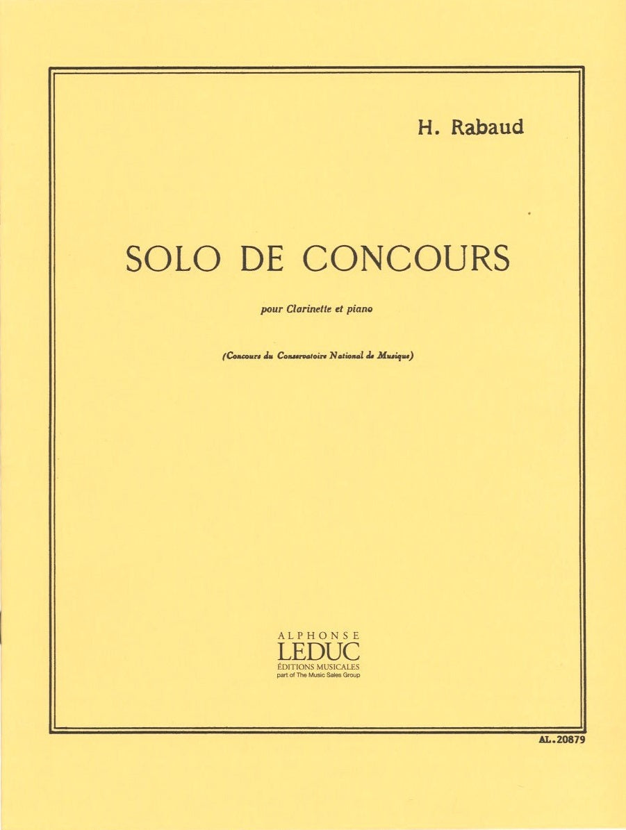 Rabaud, Solo de concours op. 10 (Leduc)