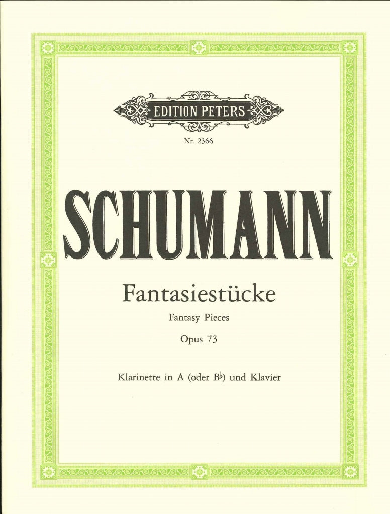Schumann, Fantasiestucke op. 73(A/Bb Cl) (Peters)