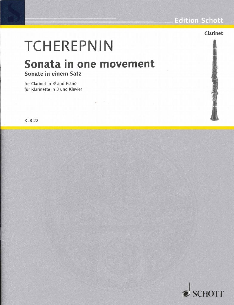 Tcherepnin, Sonata in one movement (Schott)
