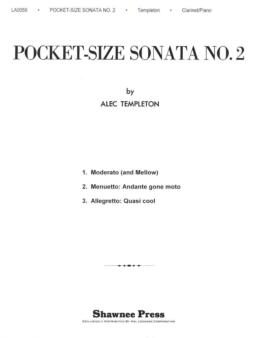 Templeton, Pocket-Size Sonata No. 2 (Shawnee Press)