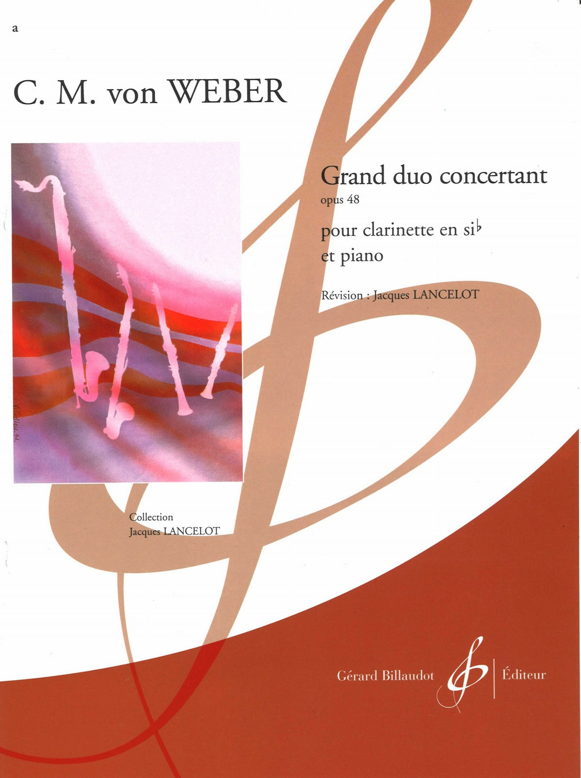 Weber, Grand Duo conc. op. 48 (Lancelot) (Billaudot)
