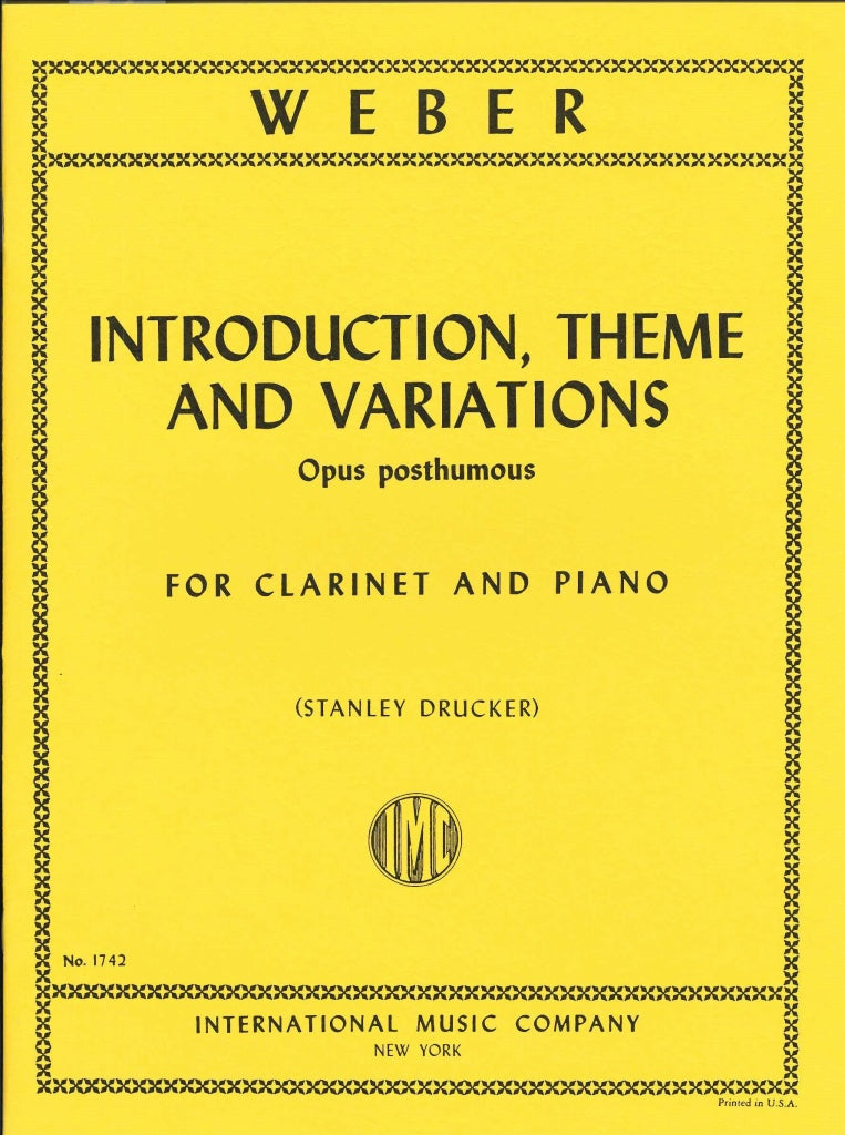 Weber, Introduction, Theme & Variations (IMC)