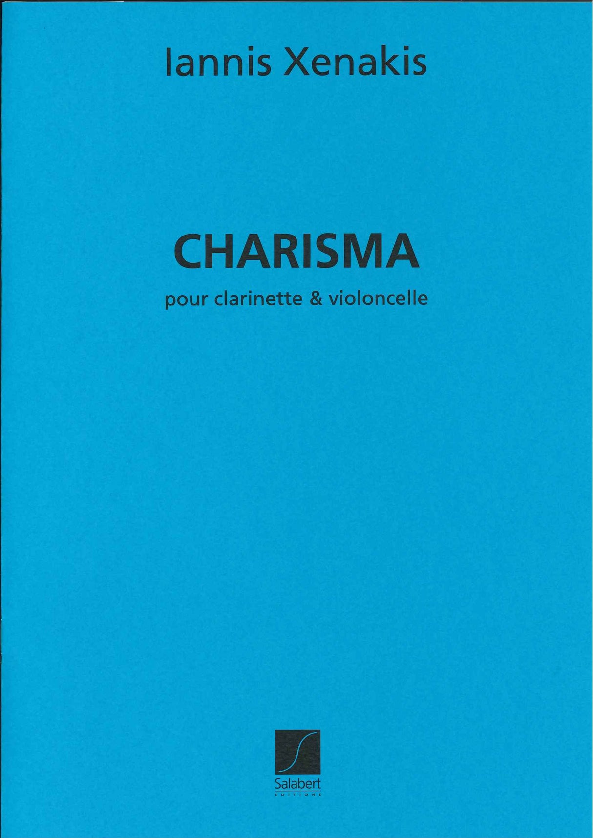 Xenakis, Charisma (Cl,Vc) (Salabert)