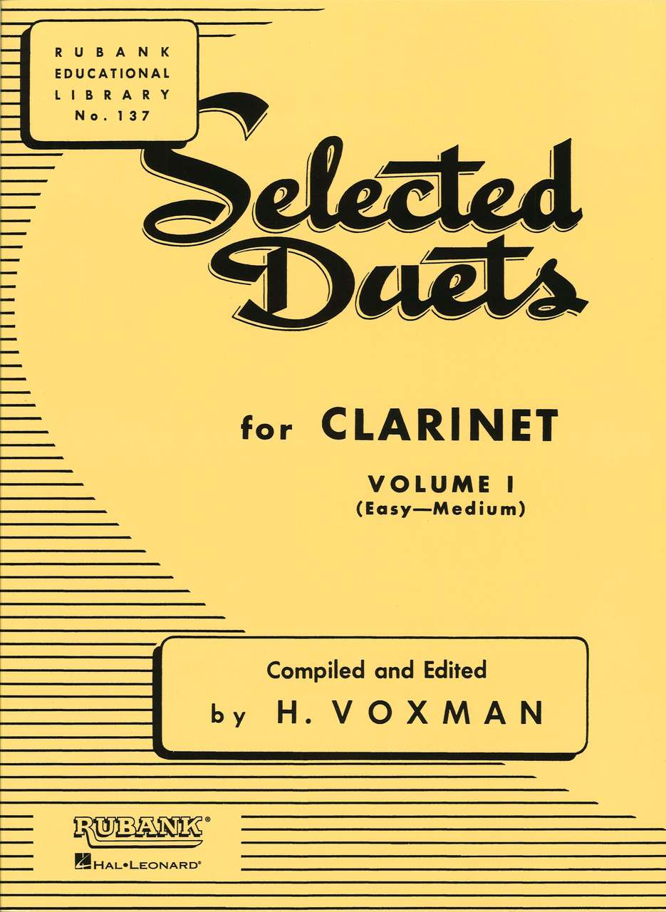Voxman, Selected Duets for Clarinet 1 (Rubank)