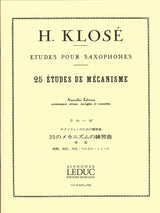 Klose, 25 Etudes de Mecanisme (Mule) (Leduc)
