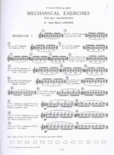 Londeix, Exercices mecaniques 1 (Lemoine)