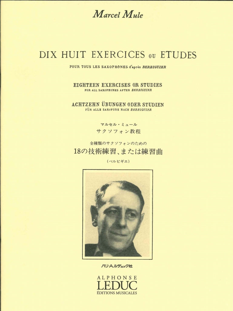 Mule, 18 Exercices ou Etudes (Leduc)