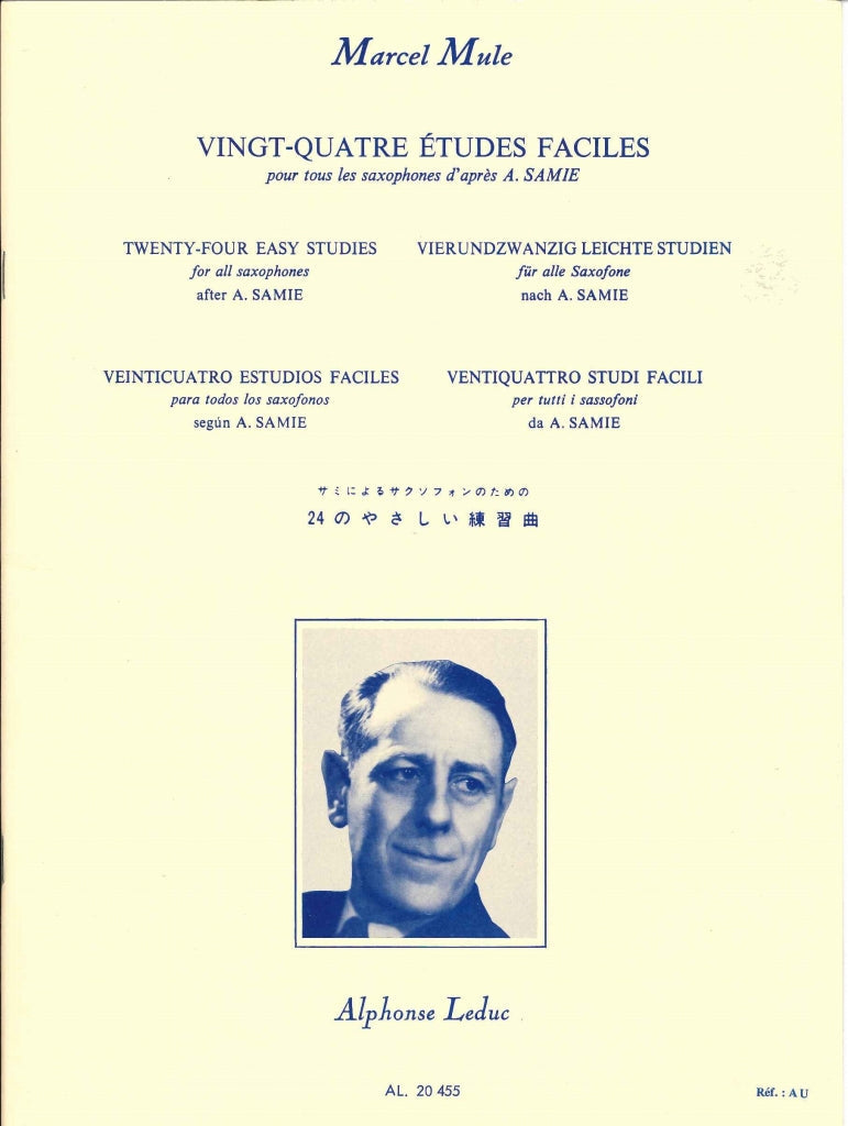Mule, 24 Etudes faciles, d'apres Samie (Leduc)