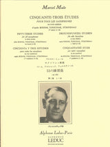 Mule, 53 Etudes, 1er cahier (Leduc)