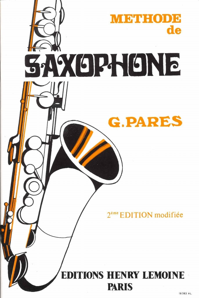 Pares, Methode de Saxophone (Lemoine)