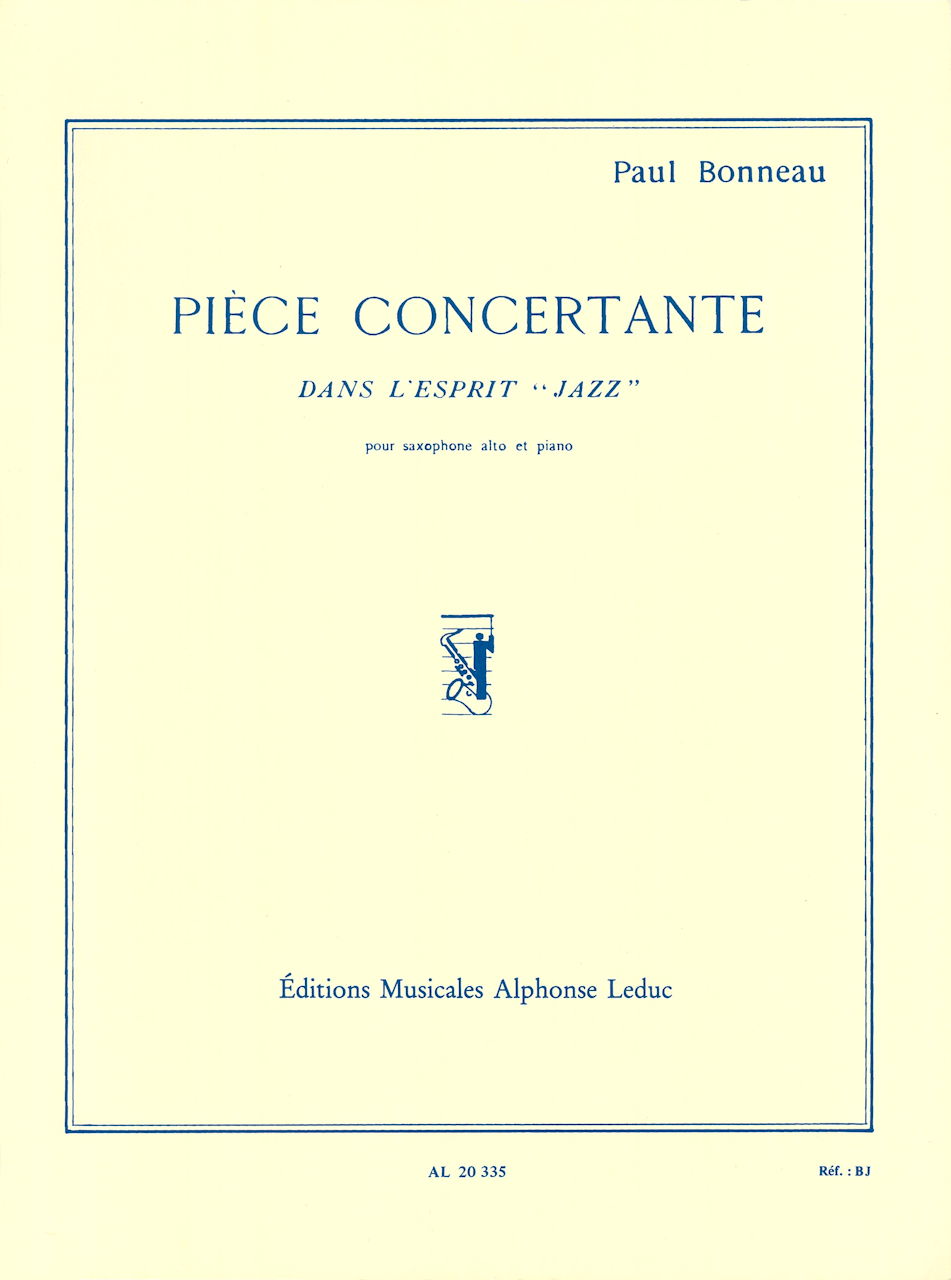 Bonneau, Piece concertante l'Esprit Jazz (Leduc)