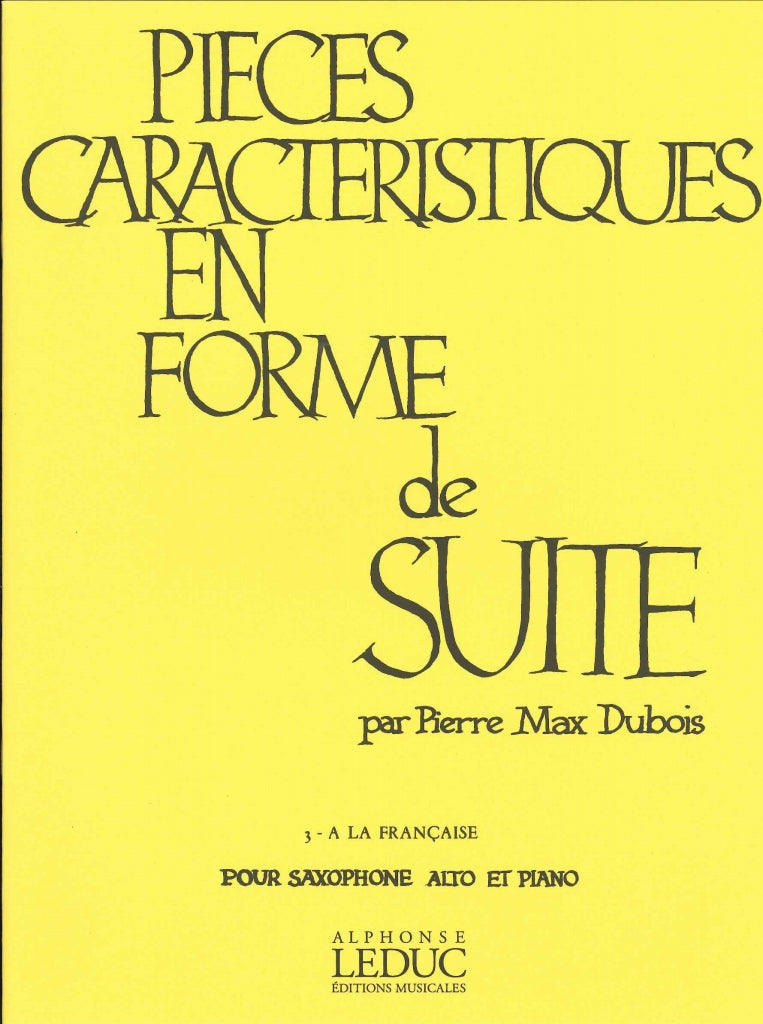 Dubois, Pieces caracteristiques 3 (Leduc)