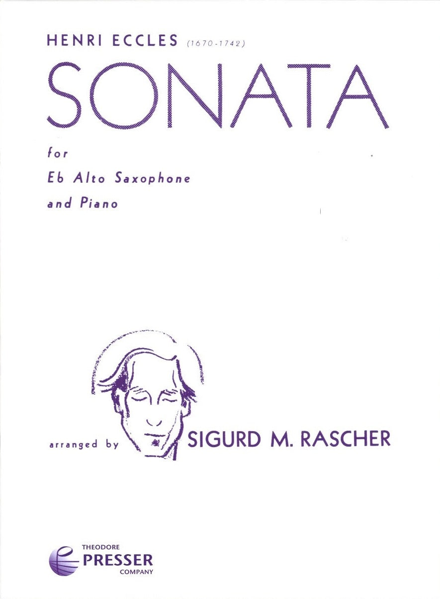 Eccles, Sonata (Rascher) (ASax,Pf) (Elkan-Vogel)