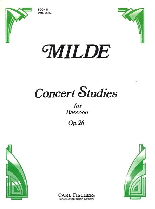 Milde, Concert Studies op.26, Book 2 (Carl Fischer)