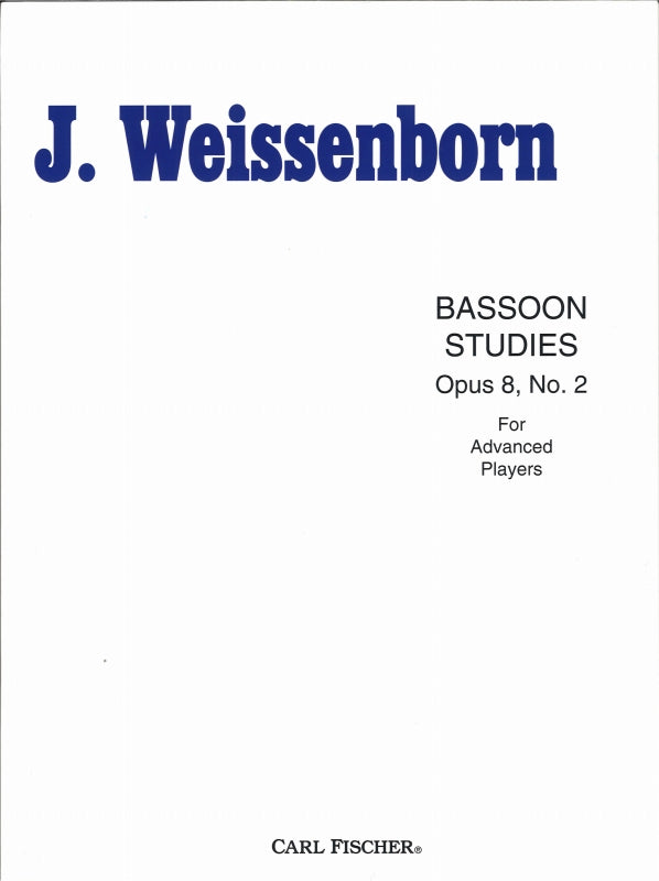 Weissenborn, Bassoon Studies op. 8, II (Carl Fischer)