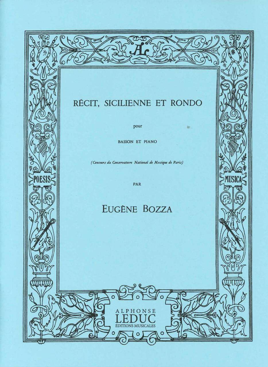 Bozza, Recit, Sicilienne et Rondo (Leduc)
