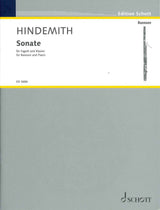 Hindemith, Sonate (1938) (Schott)