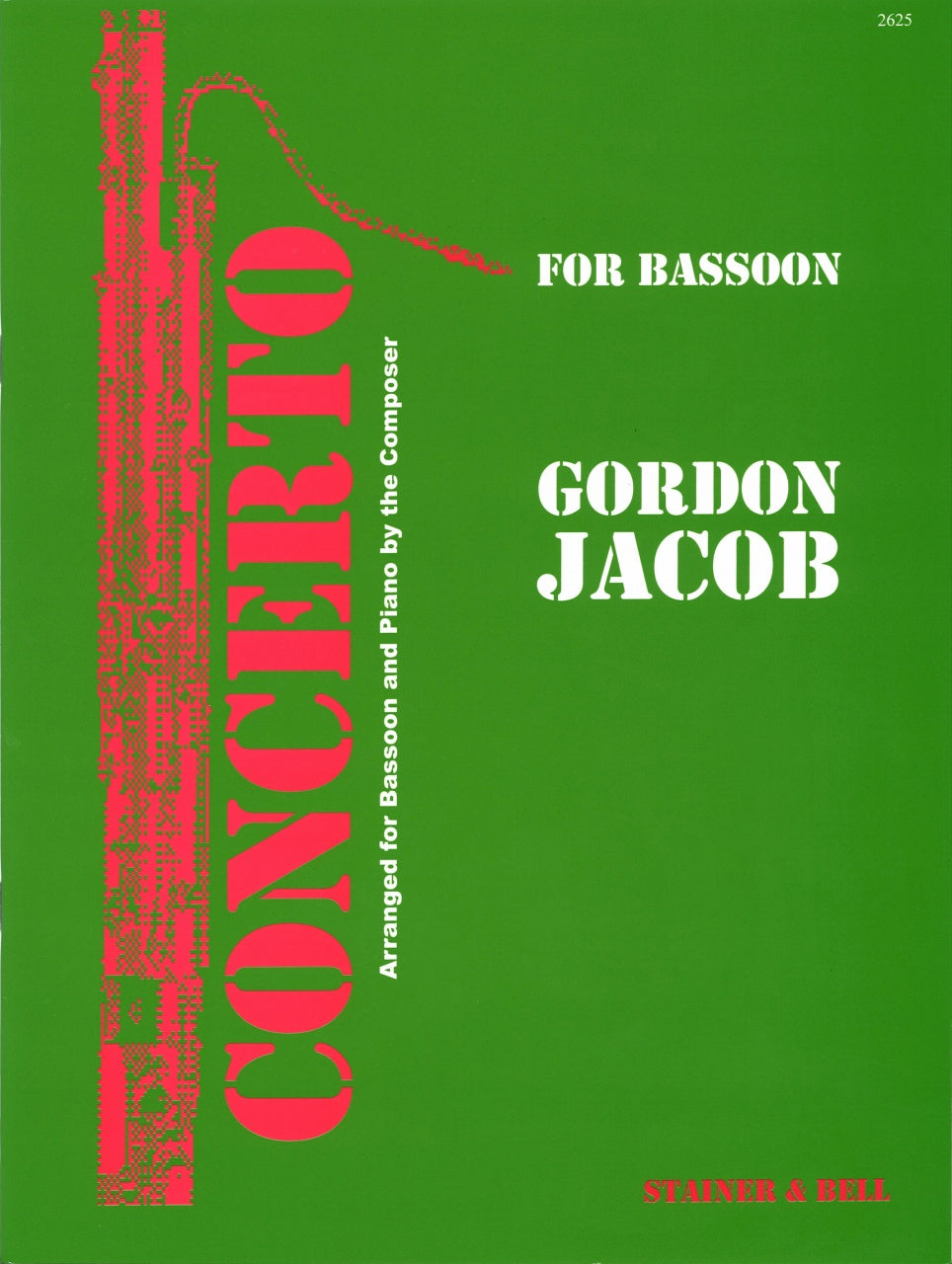 Jacob, Concerto for Bassoon (Stainer & Bell)