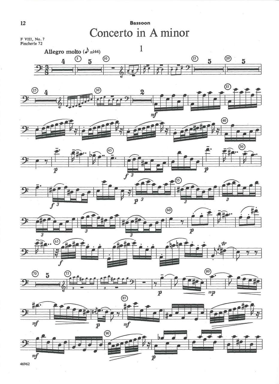 Vivaldi, 10 Bassoon Concerti, 1 (G.Schirmer)