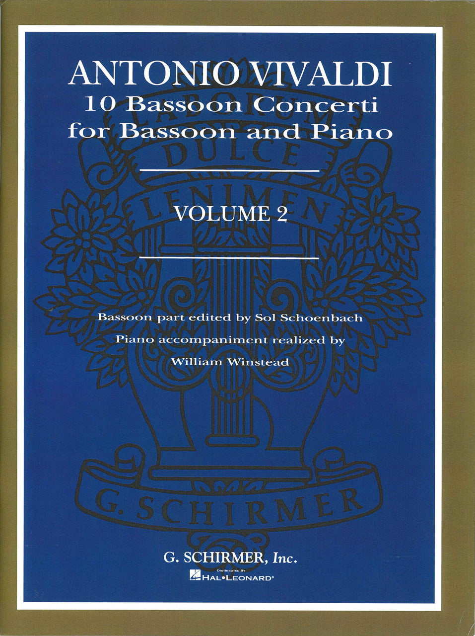 Vivaldi, 10 Bassoon Concerti, Vol.2 (G.Schirmer)