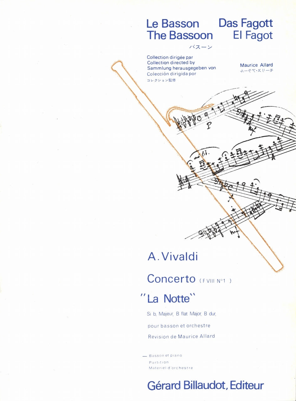 Vivaldi, Concerto in Bb RV 501 La Notte (Billaudot)