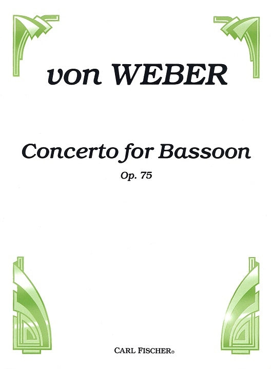 Weber, Concerto op. 75 in F (Schoenbach) (Carl Fischer)