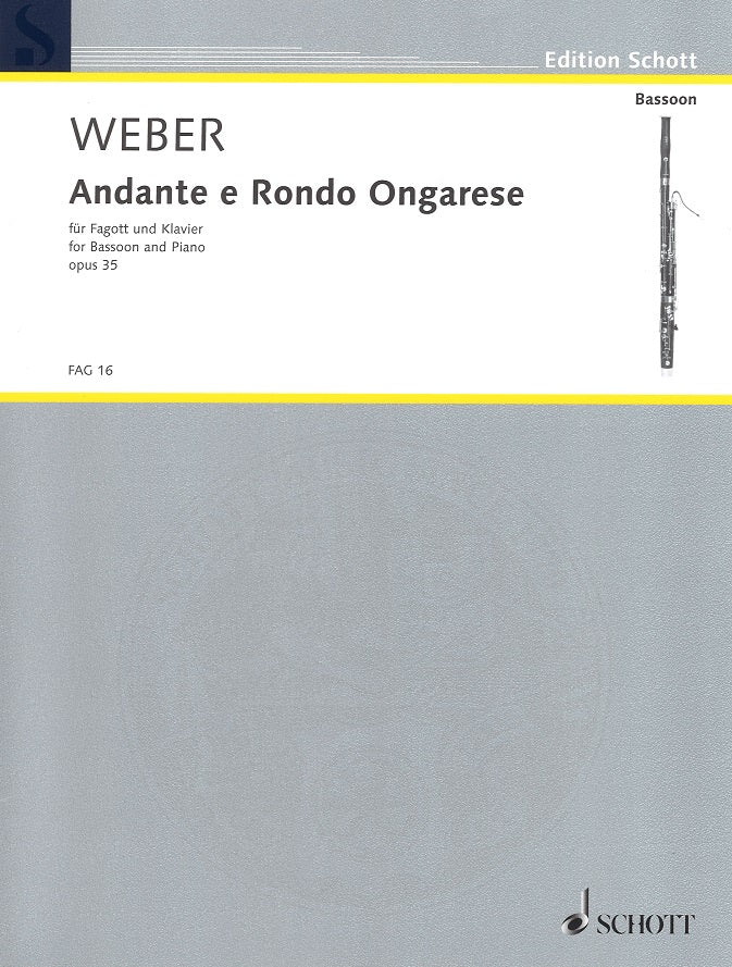 Weber, Andante e Rondo ungarese op. 35 (Schott)