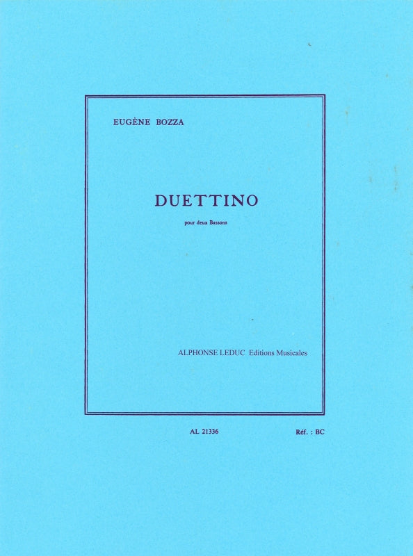 Bozza, Duettino (2Bn) (Leduc)