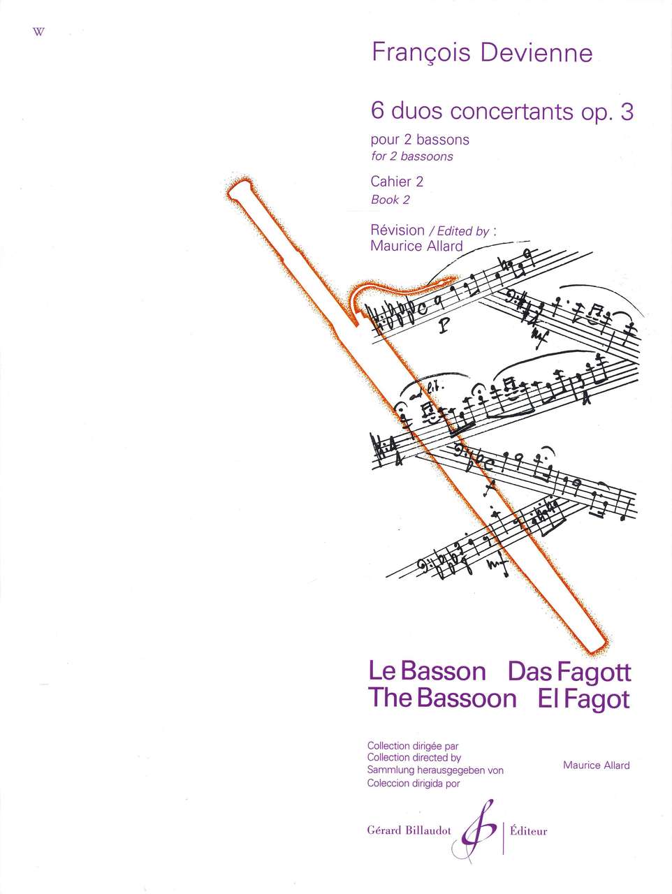 Devienne, 6 Duos concertants op. 3, 2 (Billaudot)