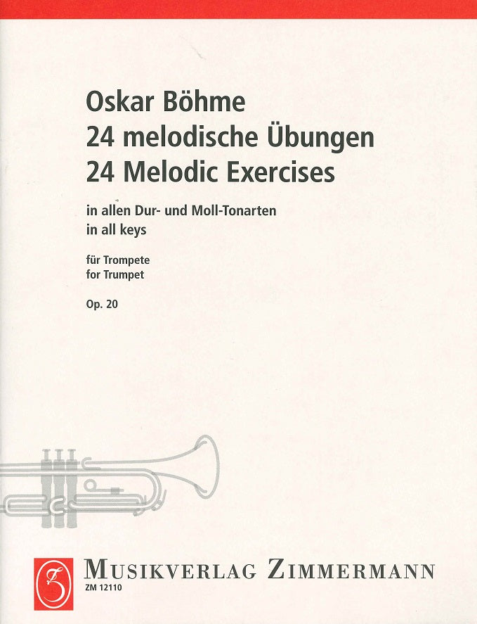Bohme, 24 Melodische Ubumgen op. 20 (Zimmermann)