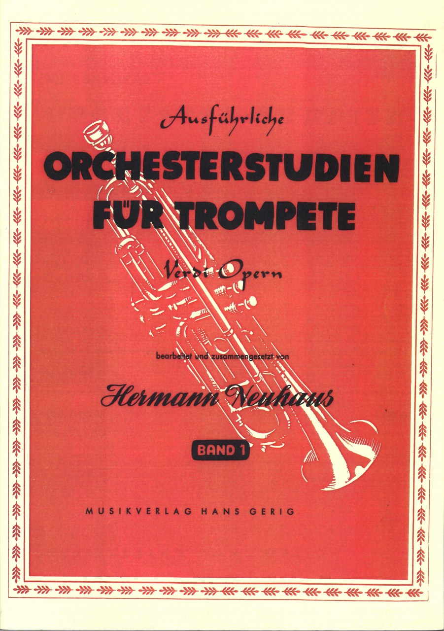 Ausfuhrliche Orch.studien 1: Verdi (Gerig)