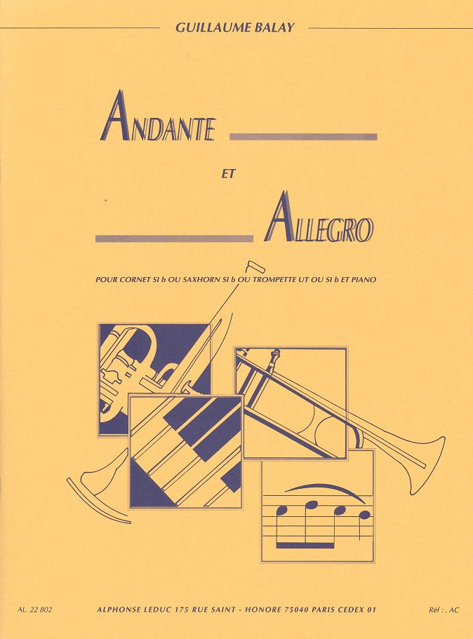 Balay, Andante et Allegro (Leduc)