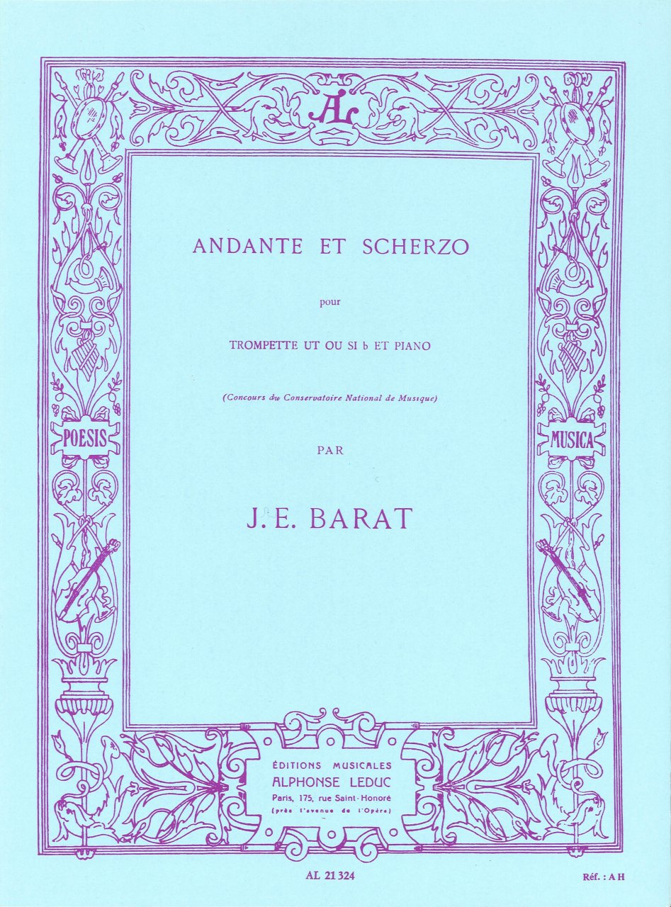 Barat, Andante et Scherzo (Trp,Pf) (Leduc)