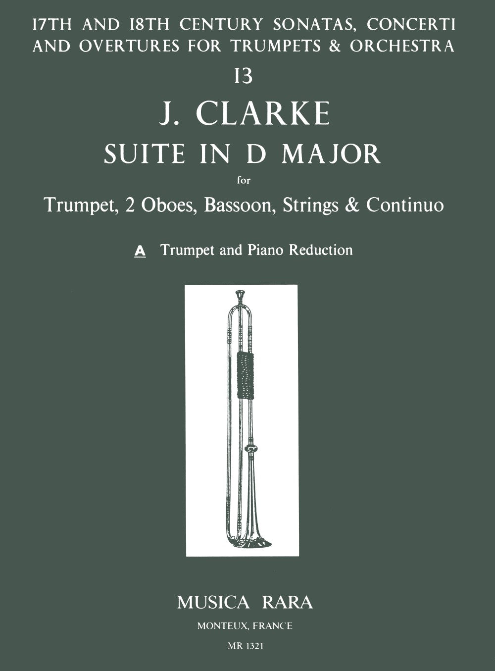 Clarke, Suite in D (Version A: Trp,Pf) (Musica Rara)