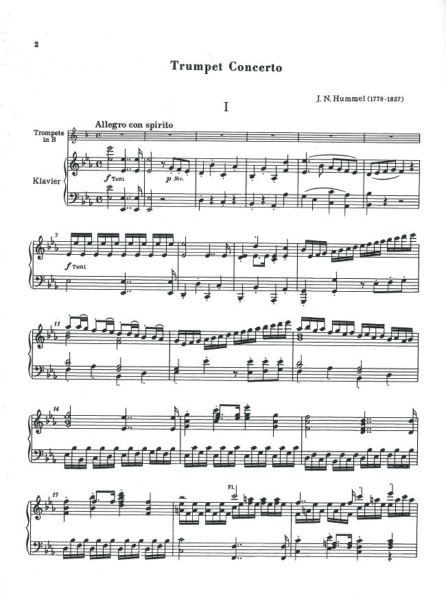 Hummel, Concerto in Eb (Kalmus/Alfred)