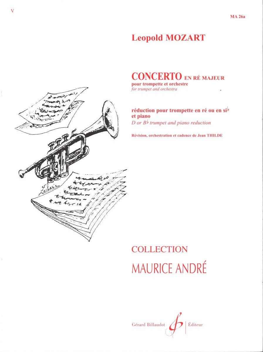 Mozart,L., Concerto en Re (Thilde) (Billaudot)