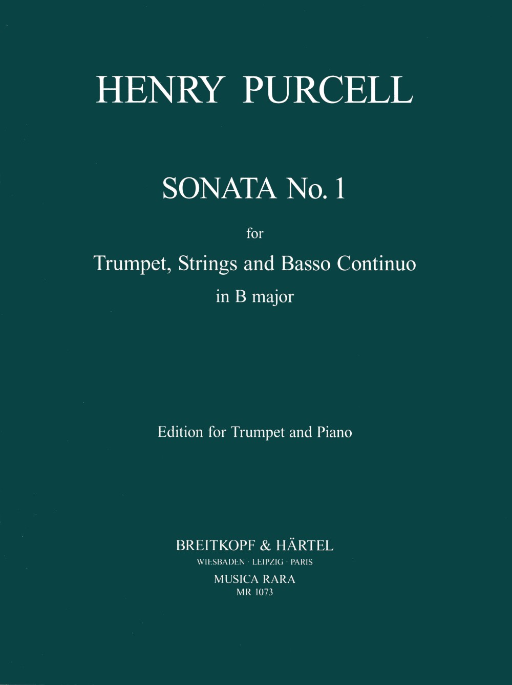 Purcell, Sonata No.1 (Musica Rara)