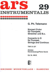 Telemann, Concerto in D TWV 51/D7 (Grebe (Sikorski)