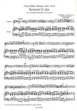 Telemann, Concerto in D TWV 51/D7 (Grebe (Sikorski)