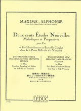 Maxime-Alphonse, 200 Etudes nouv., 1 (Leduc)