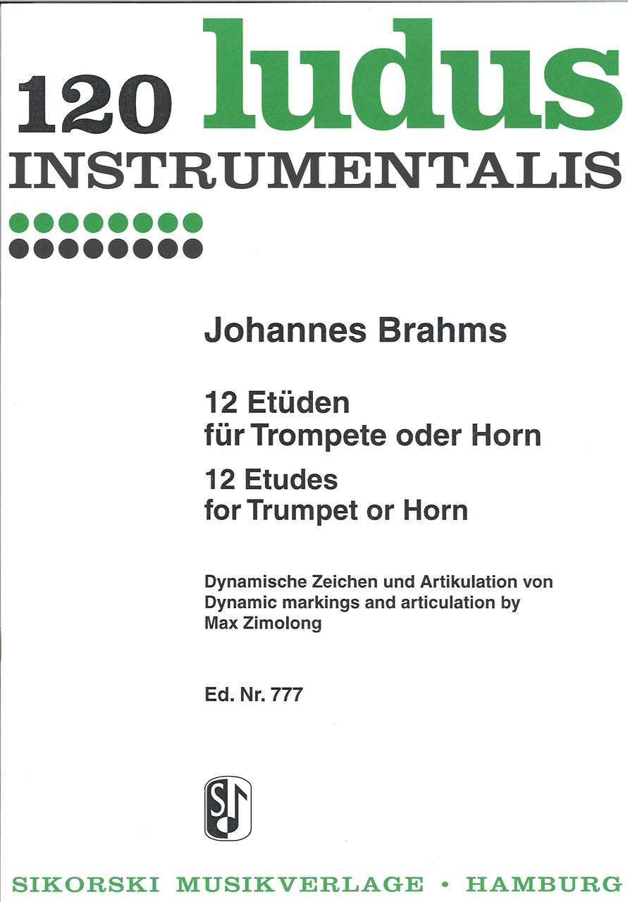 Brahms, 12 Etuden (Zimolong) (Sikorski)