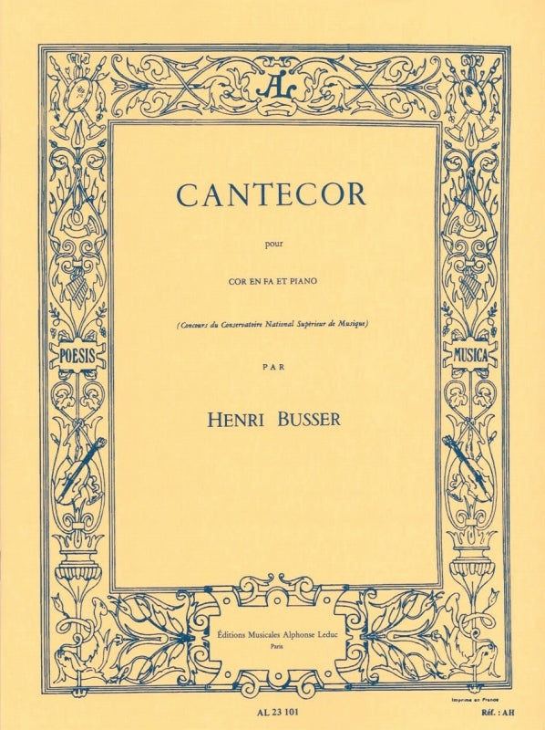 Busser, Cantecor op. 77 (Leduc)